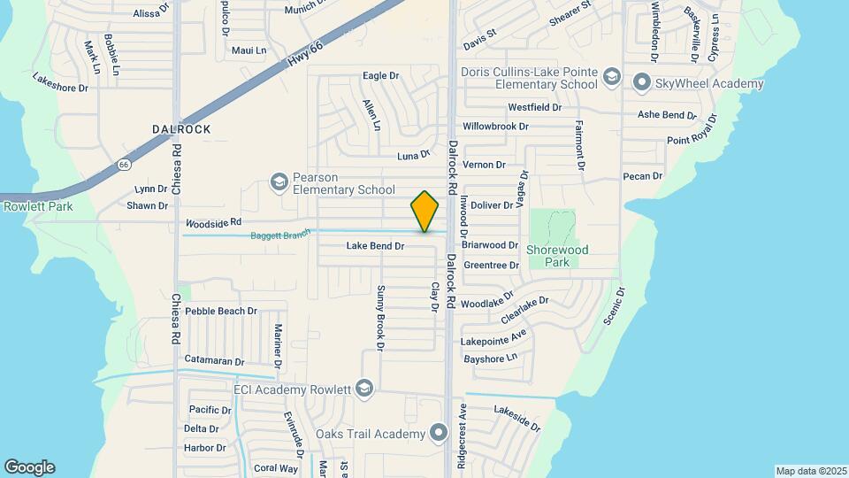 8409 Lake Bend Dr Map and Location Details