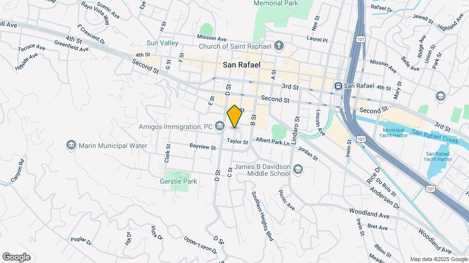523 C St Mapa y Detalles de la Ubicación