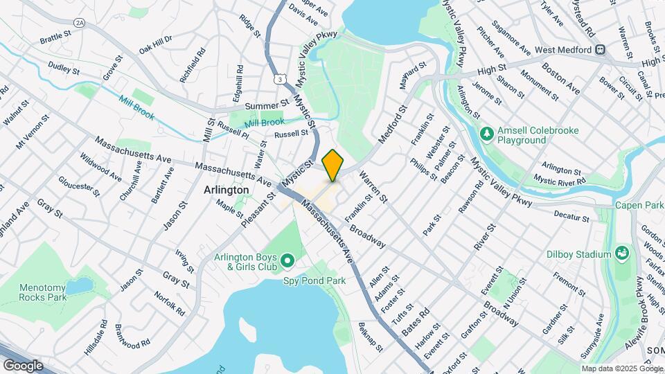 19 Medford St, Unit 3 Map and Location Details