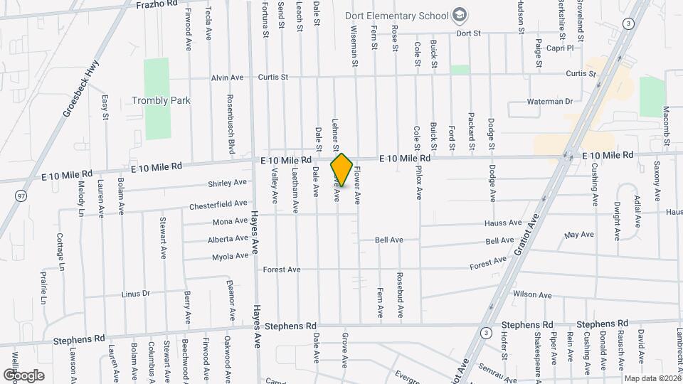 24868 Grove Ave Map and Location Details