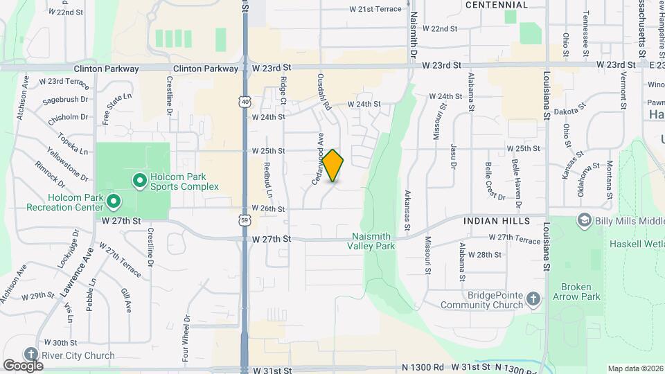 The Connection at Lawrence Map and Location Details