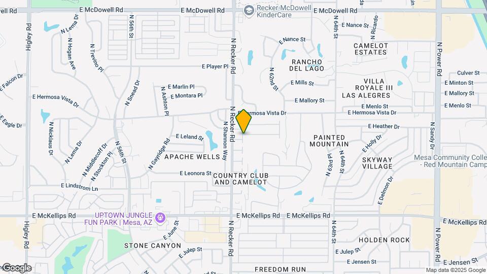 2329 N Recker Rd Map and Location Details