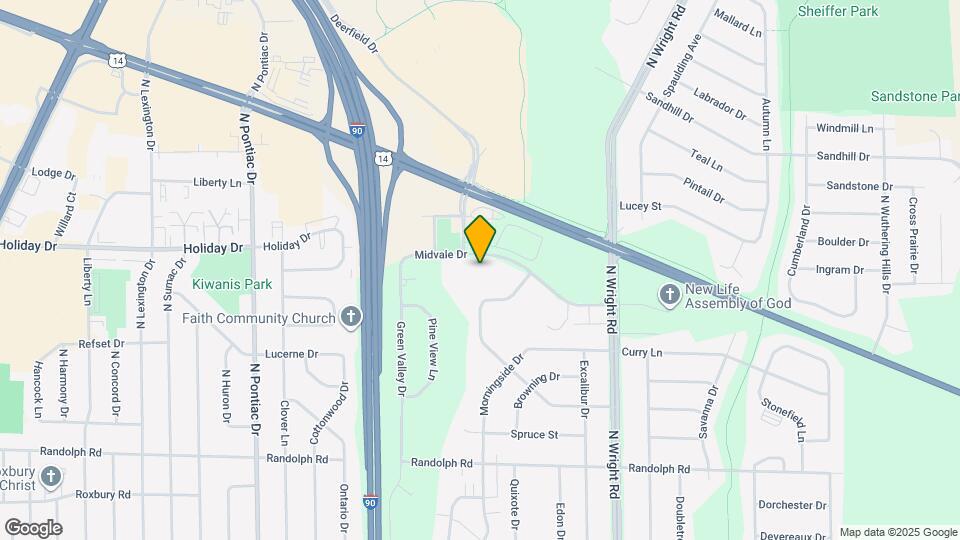 3216 Midvale Dr Map and Location Details