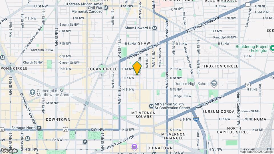 909 O St NW, Unit 4 Map and Location Details