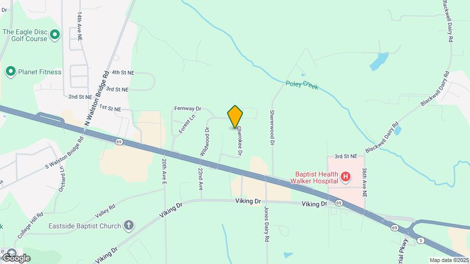 302 Cherokee Dr Map and Location Details