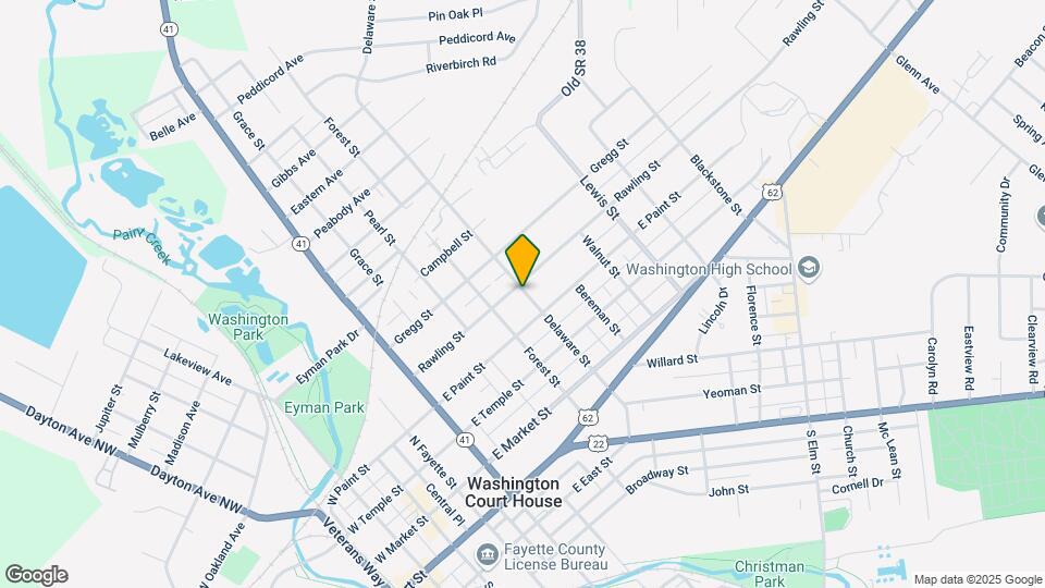 631 Rawling St Map and Location Details