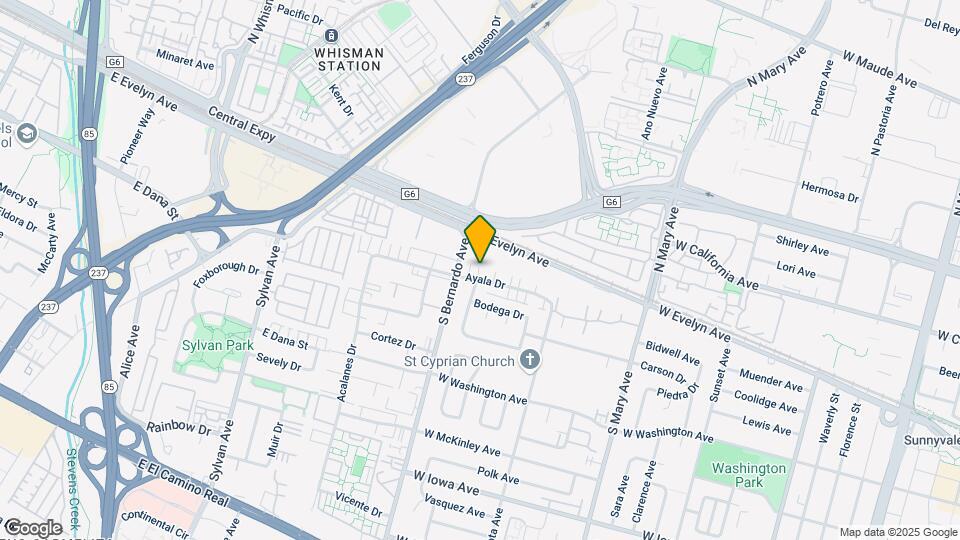 1187 Ayala Dr Mapa y Detalles de la Ubicación