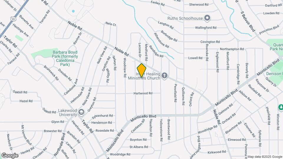 970 Pembrook Rd Map and Location Details