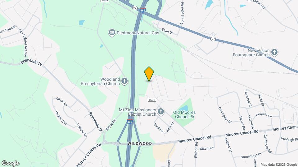 9225 Creedmore Hills Dr Mapa y Detalles de la Ubicación