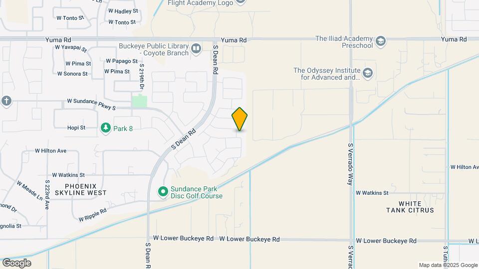 21532 W Durango St Map and Location Details