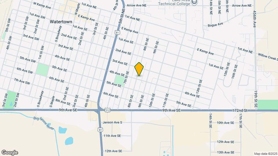 324 8th St SE Map and Location Details