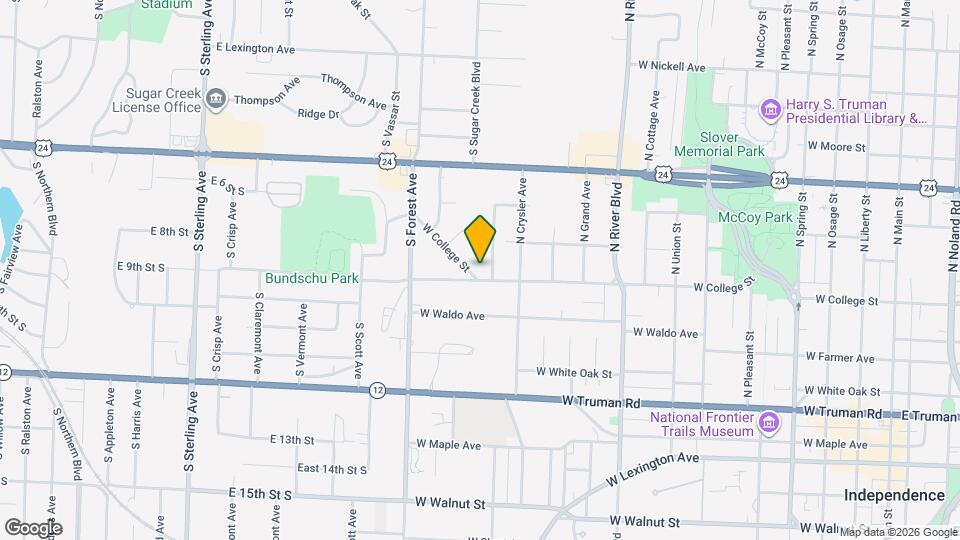 1410 W College St Map and Location Details