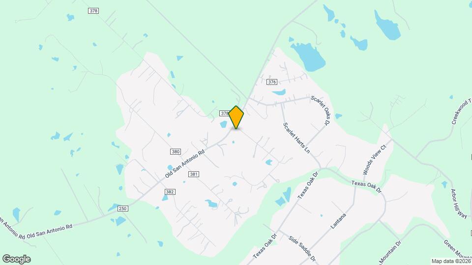 107 Shady Oaks Dr Mapa y Detalles de la Ubicación