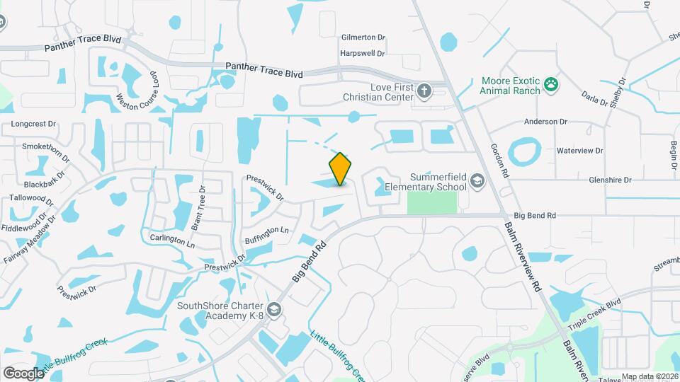 13522 Prestwick Dr Mapa y Detalles de la Ubicación