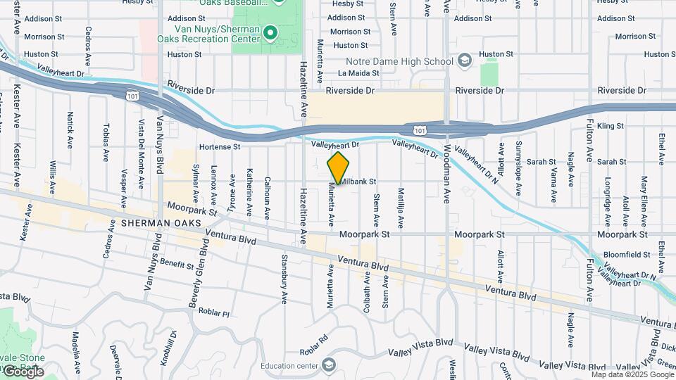 4474 Murietta Ave Map and Location Details