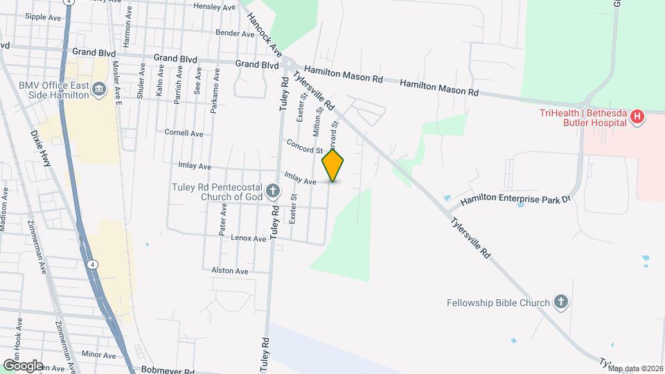 1920 Harvard St Map and Location Details