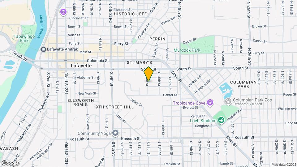 1404 Grove St Map and Location Details