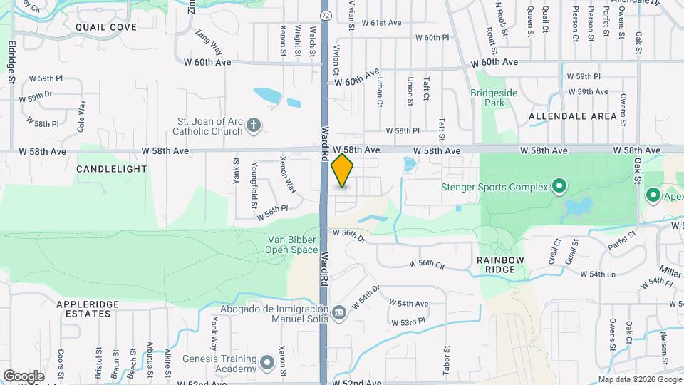 12311 W 57th Ave Map and Location Details