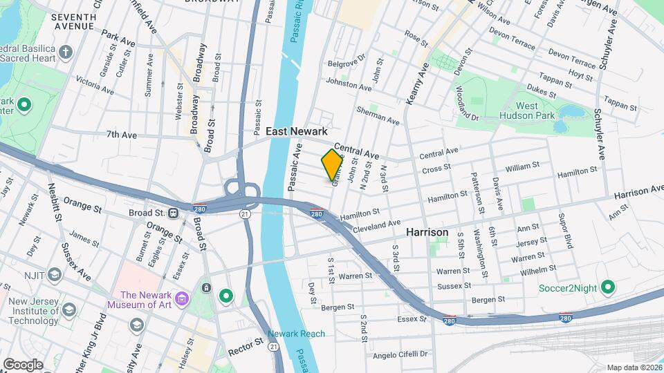 115 Grant Ave Mapa y Detalles de la Ubicación