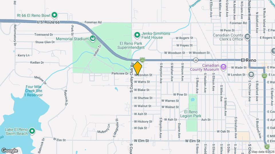 1509 W London St Map and Location Details
