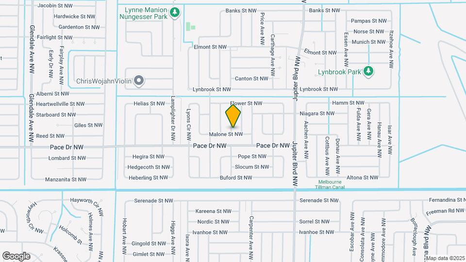 803 New Zealand Ave NW Mapa y Detalles de la Ubicación