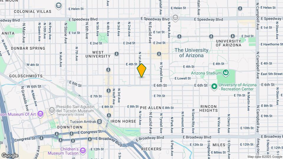 528 N 1st Ave Map and Location Details