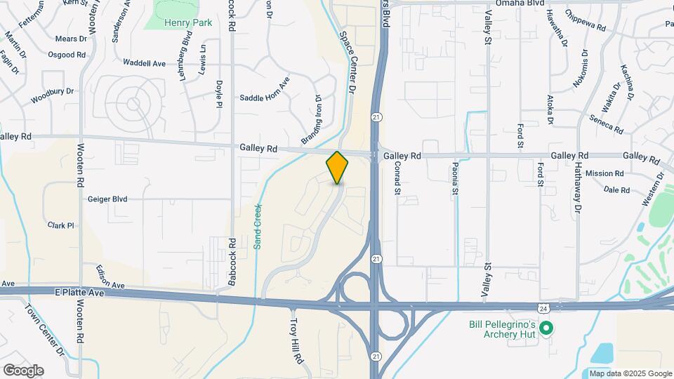 857 Grissom Dr. Map and Location Details