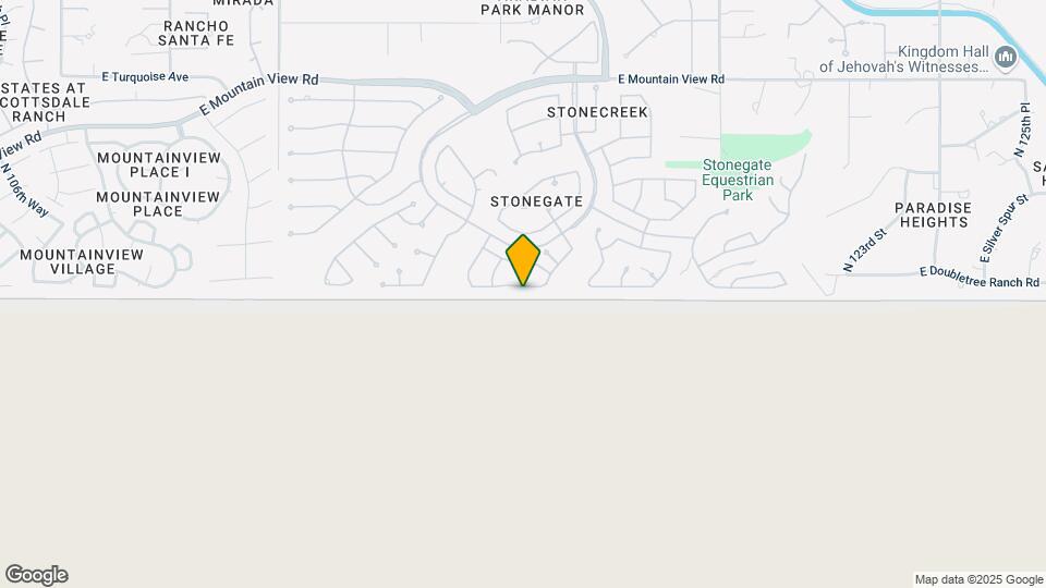 11645 E Bella Vista Dr Map and Location Details