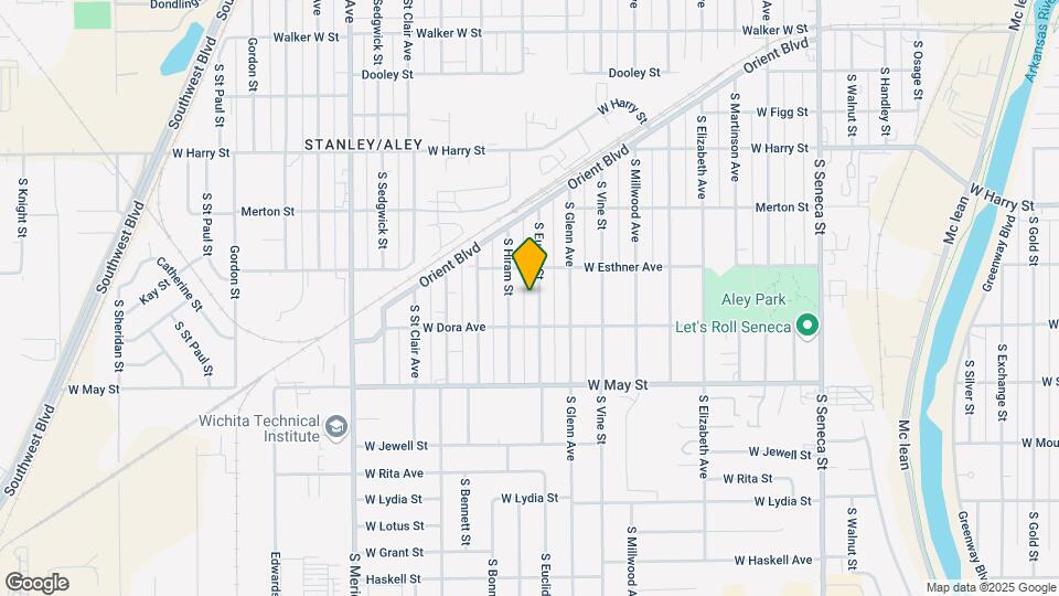 1835 S Euclid St Map and Location Details