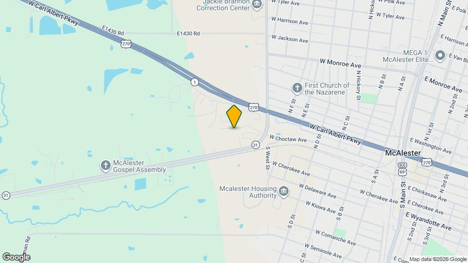 Westside Apartments Map and Location Details