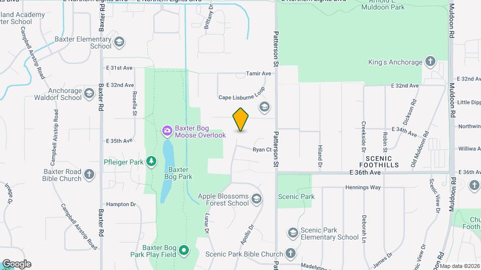 3421 Lunar Cir Map and Location Details