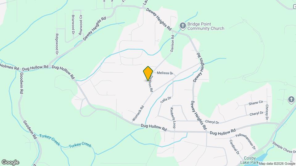 6568 Davison Rd Map and Location Details