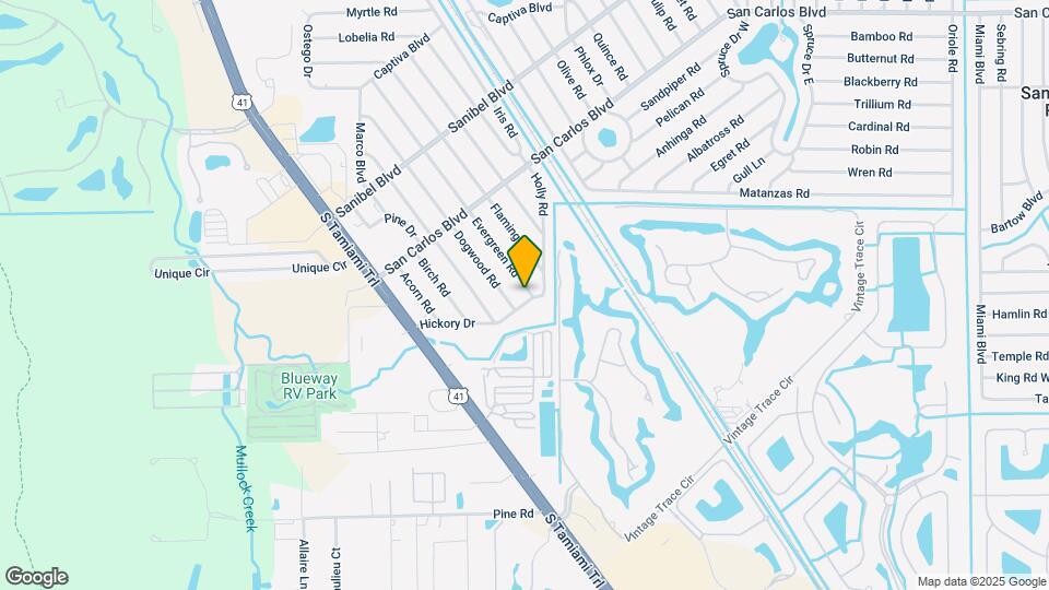 7507 Hickory Dr Map and Location Details