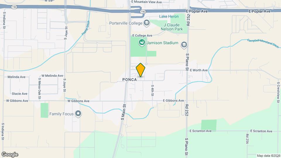 70 E Yates Ave Map and Location Details