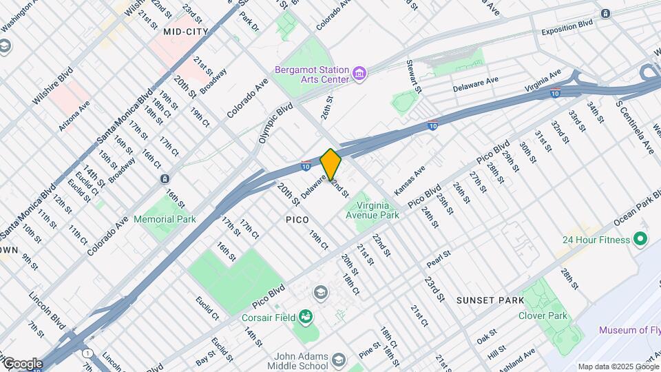 1914 22nd St, Unit 1 Map and Location Details