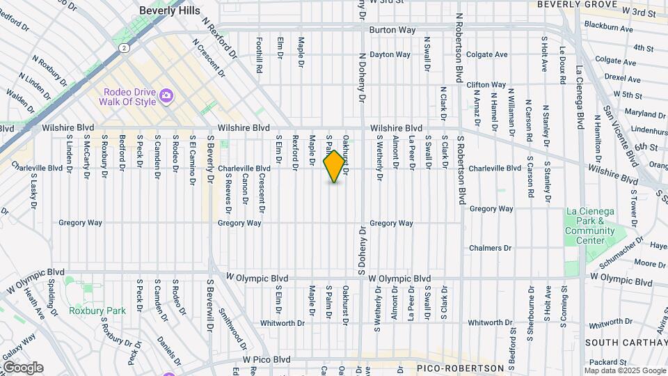224 S Palm Dr Map and Location Details