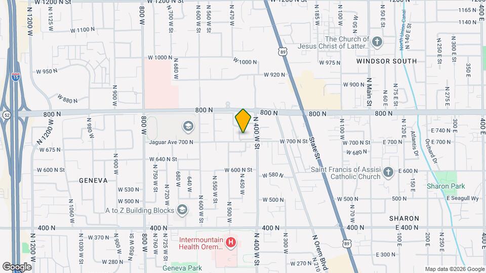 444 W 700 N St Map and Location Details