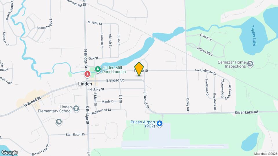 529 E Broad St Mapa y Detalles de la Ubicación