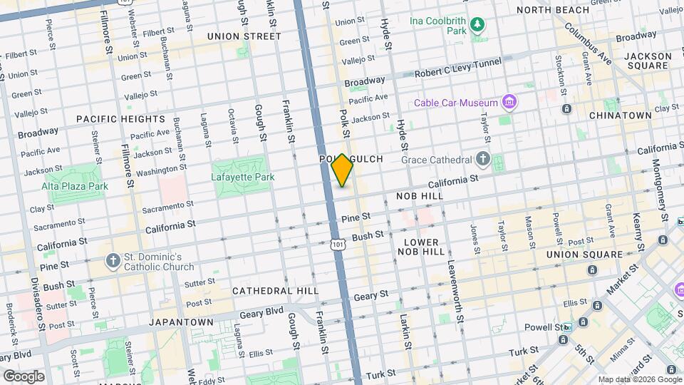 1650 California St Map and Location Details