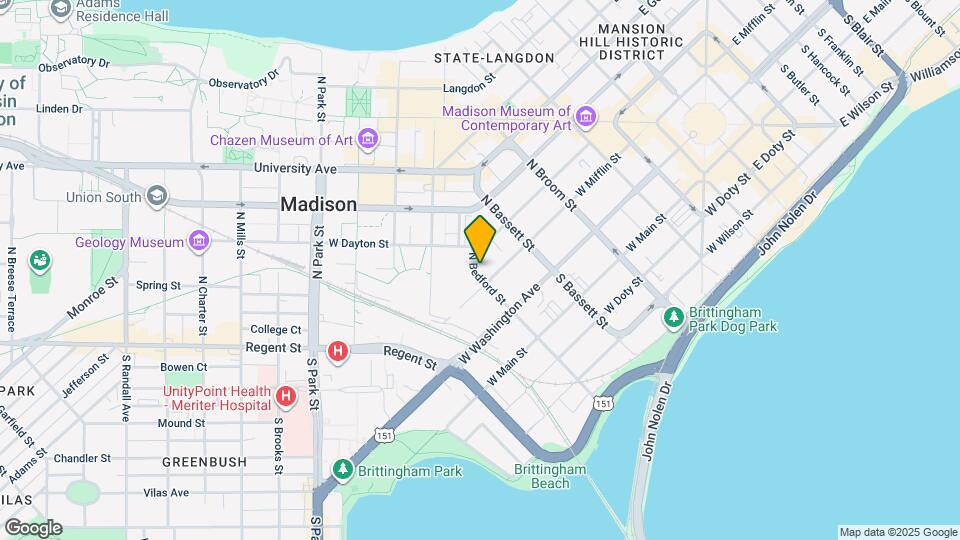 117 N Bedford St Mapa y Detalles de la Ubicación