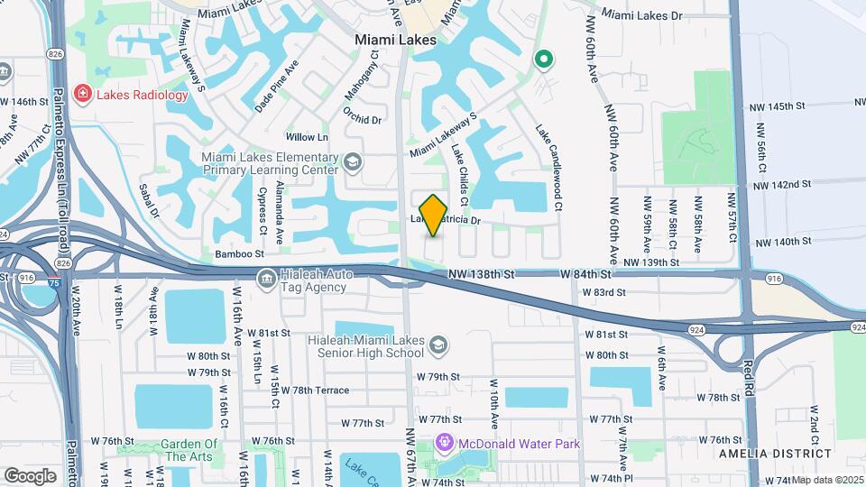 6530 Lake Patricia Dr Map and Location Details