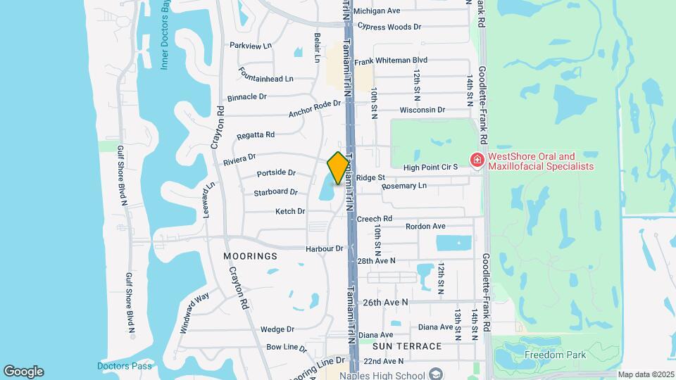 3055 Riviera Dr Map and Location Details