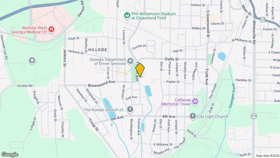 815 Forrest Ave Mapa y Detalles de la Ubicación