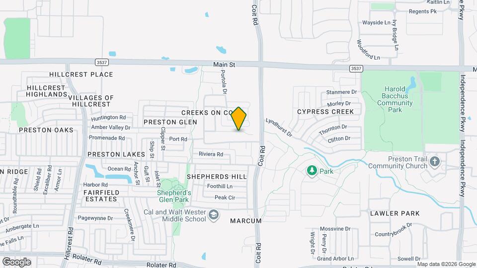 12475 Cajun Dr Map and Location Details