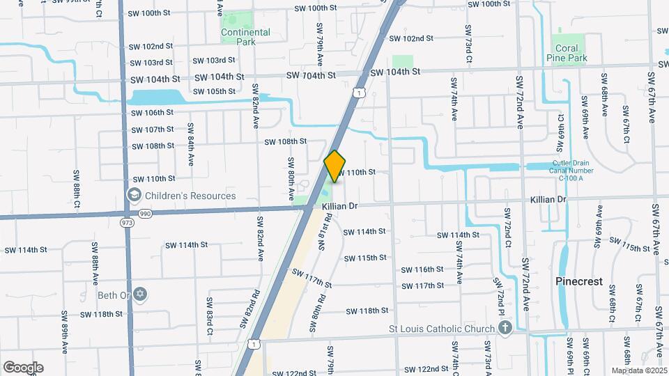 11051 SW 79th Ave Map and Location Details