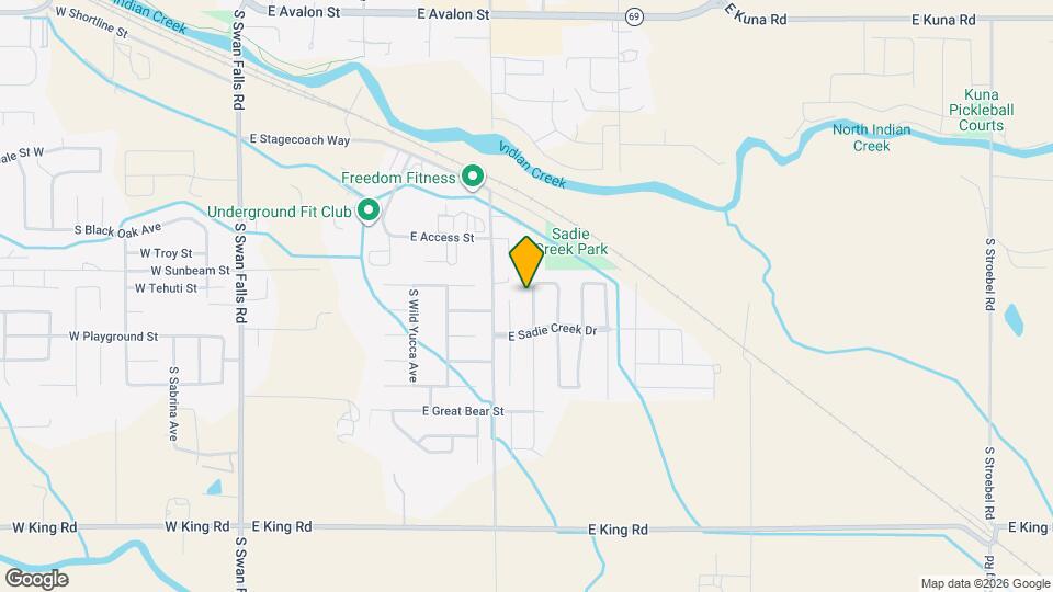 891 S Threave Ave Map and Location Details