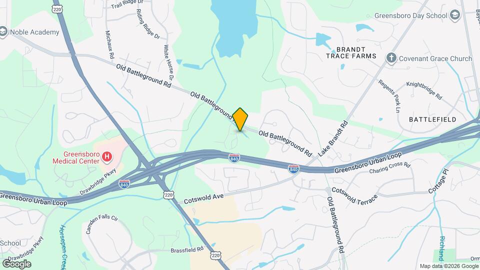 3001 Greystone Point, Unit F Mapa y Detalles de la Ubicación