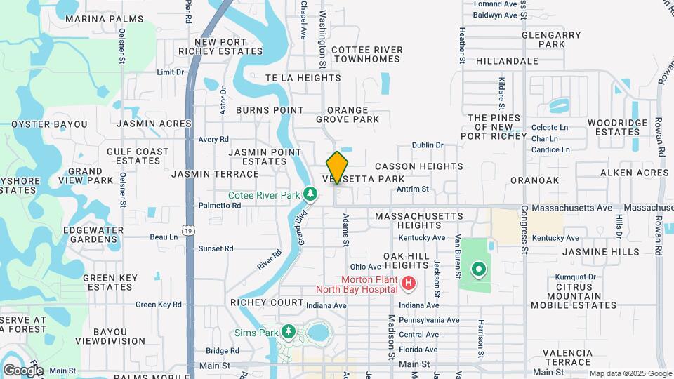 7036 Washington St Mapa y Detalles de la Ubicación