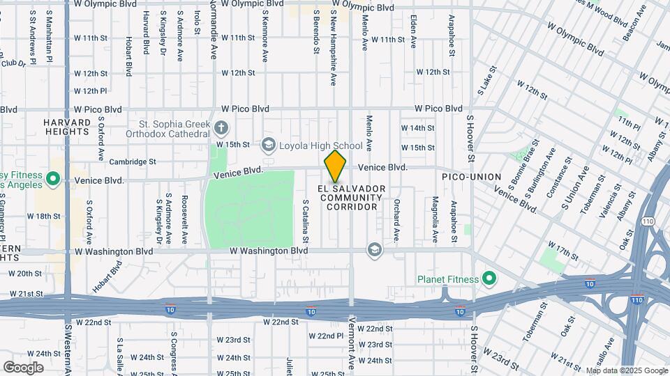 1633 S New Hampshire Ave Map and Location Details