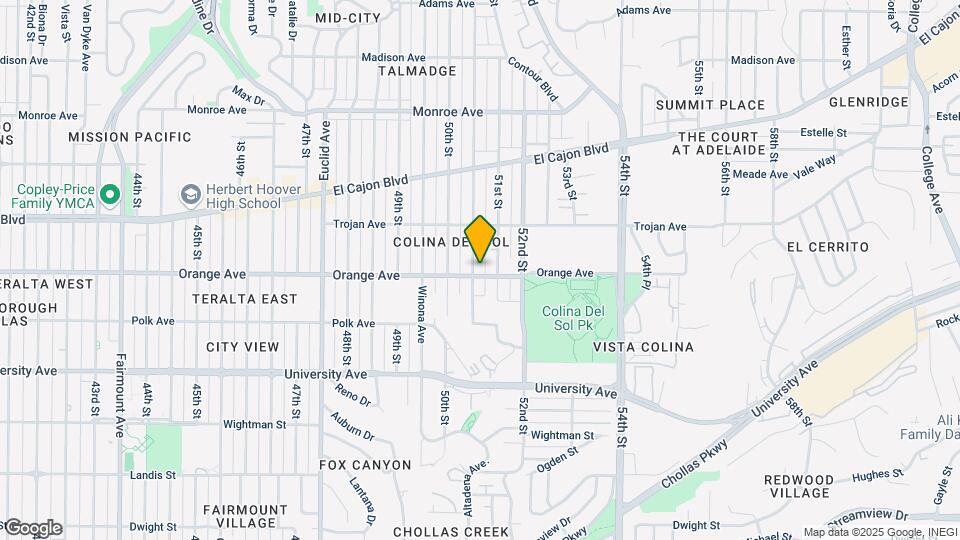 4211 Altadena Ave Map and Location Details